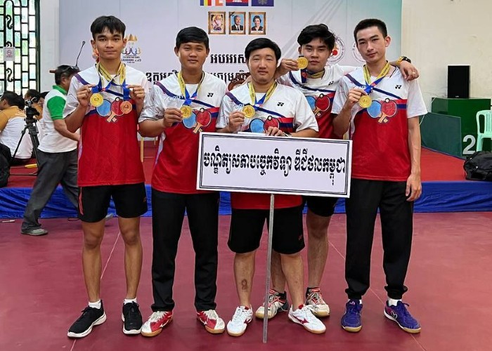 CAMBODIA TABLE TENNIS COMPETITION 2022 FOUND THE WINNER FROM CADT
