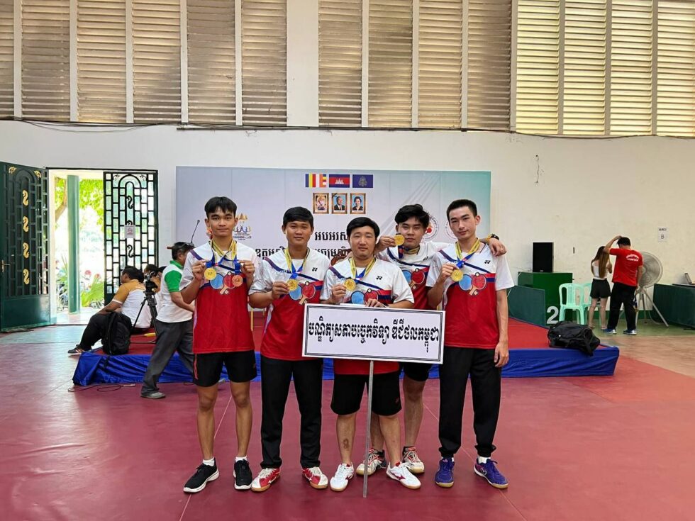 CAMBODIA TABLE TENNIS COMPETITION 2022 FOUND THE WINNER FROM CADT CADT