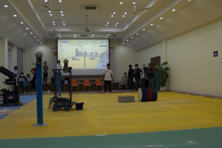 CADT STUDENT REPRESENTING CAMBODIA WON THE SPECIAL TOYOTA AWARD AT ABU ROBOCON 2022